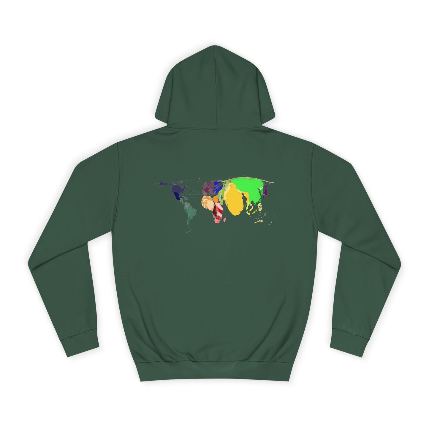 Get Yours Now -- Global density world population (Hoodie - Cozy and Durable)