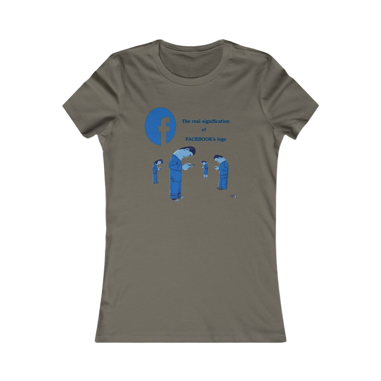 Behind the Logo Unveiling the True Facebook (Women - Premium Cotton Tee)