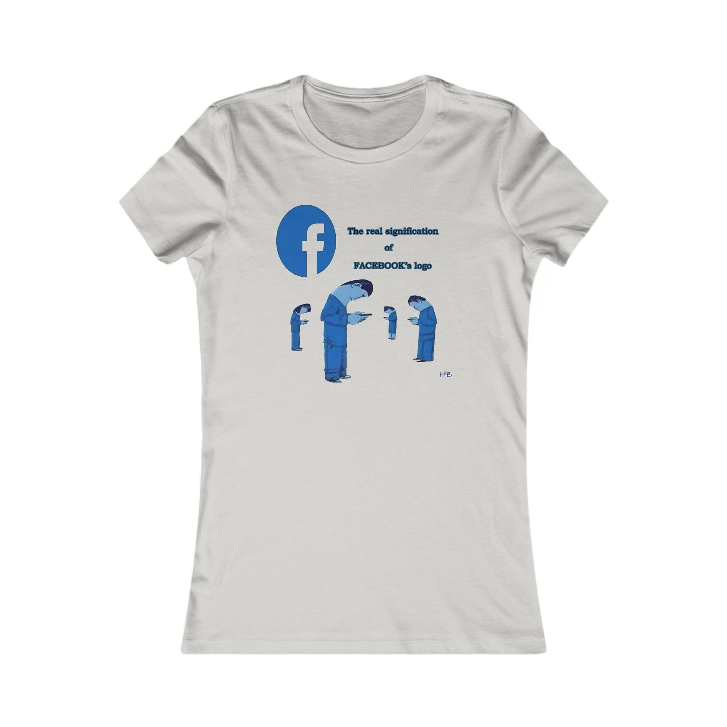 Behind the Logo Unveiling the True Facebook (Women - Premium Cotton Tee)