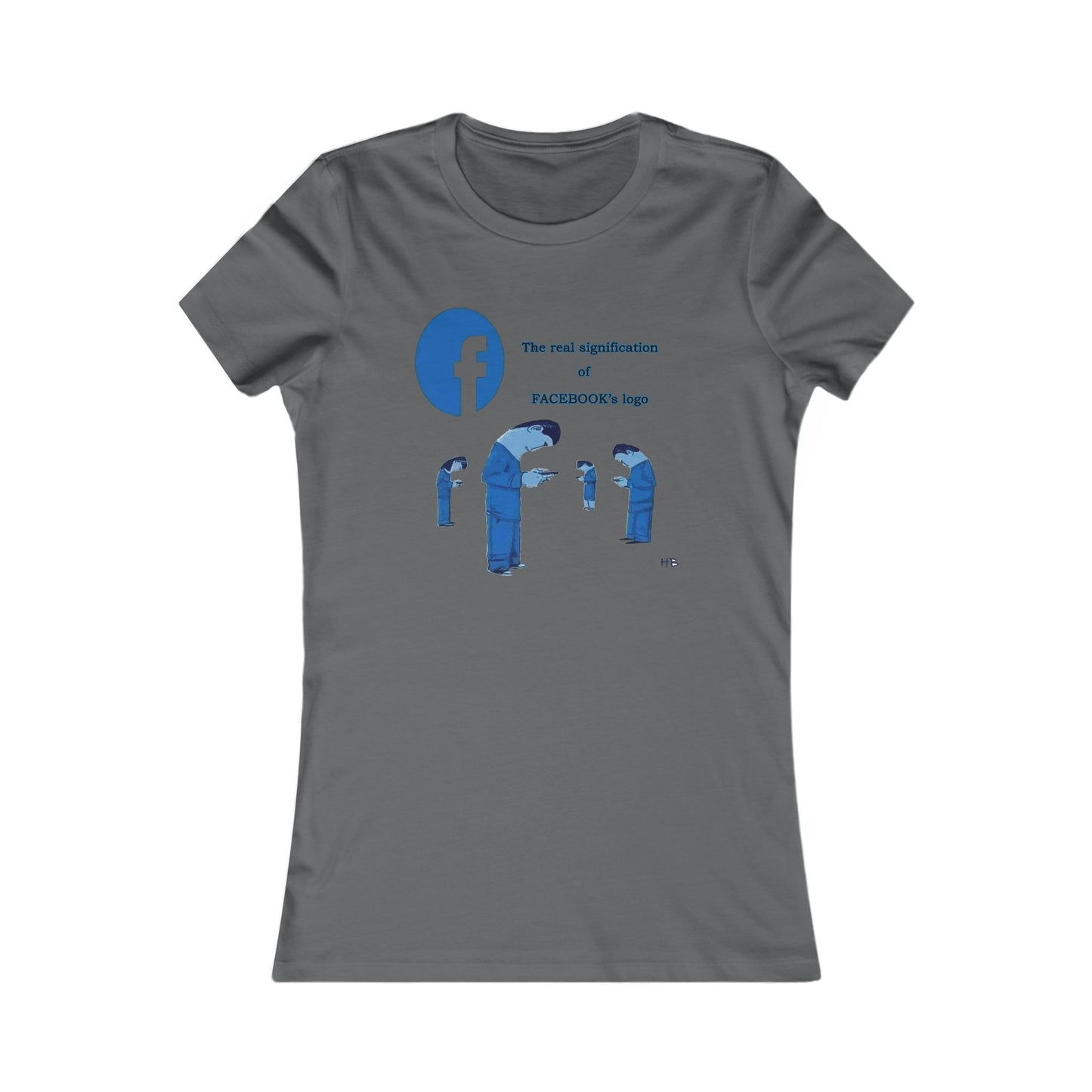 Behind the Logo Unveiling the True Facebook (Women - Premium Cotton Tee)