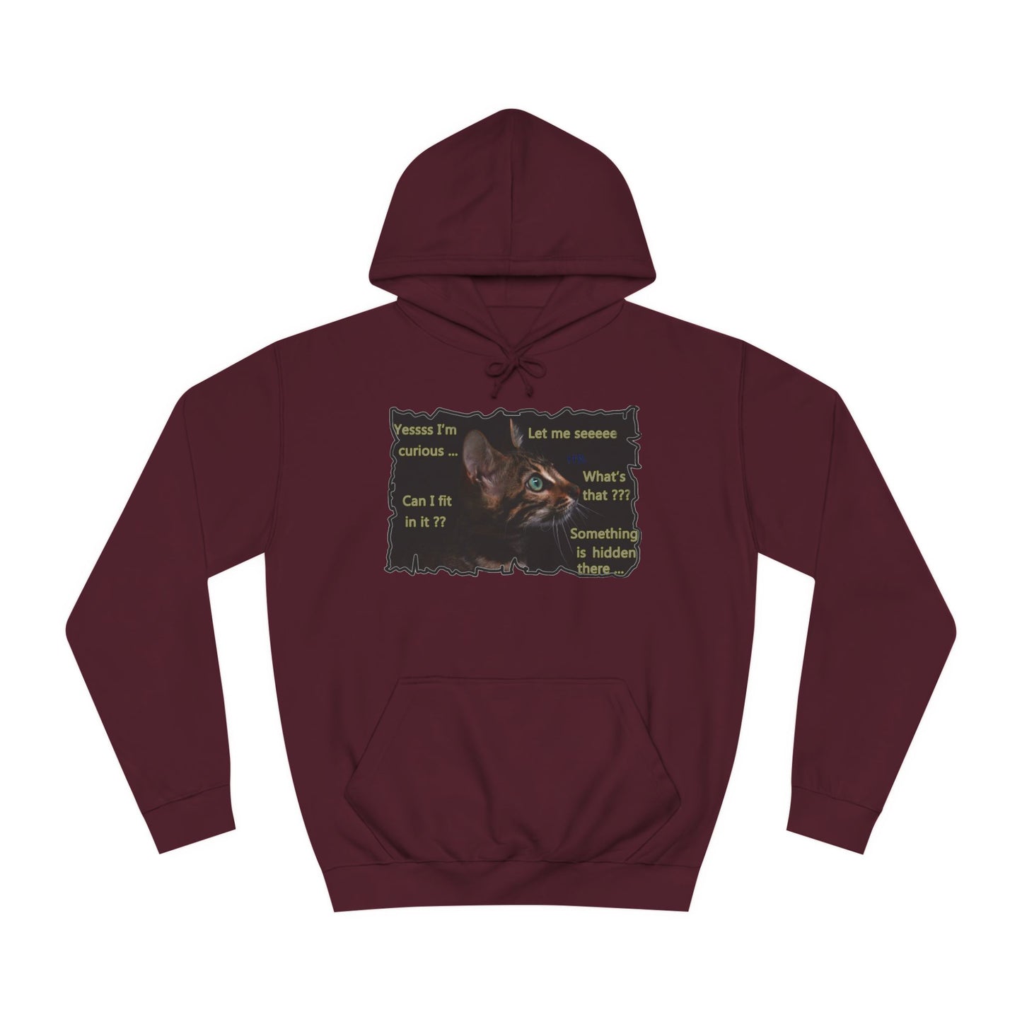 Get Yours Now -- Kitten curiosity and care free (Hoodie - Cozy and Durable)