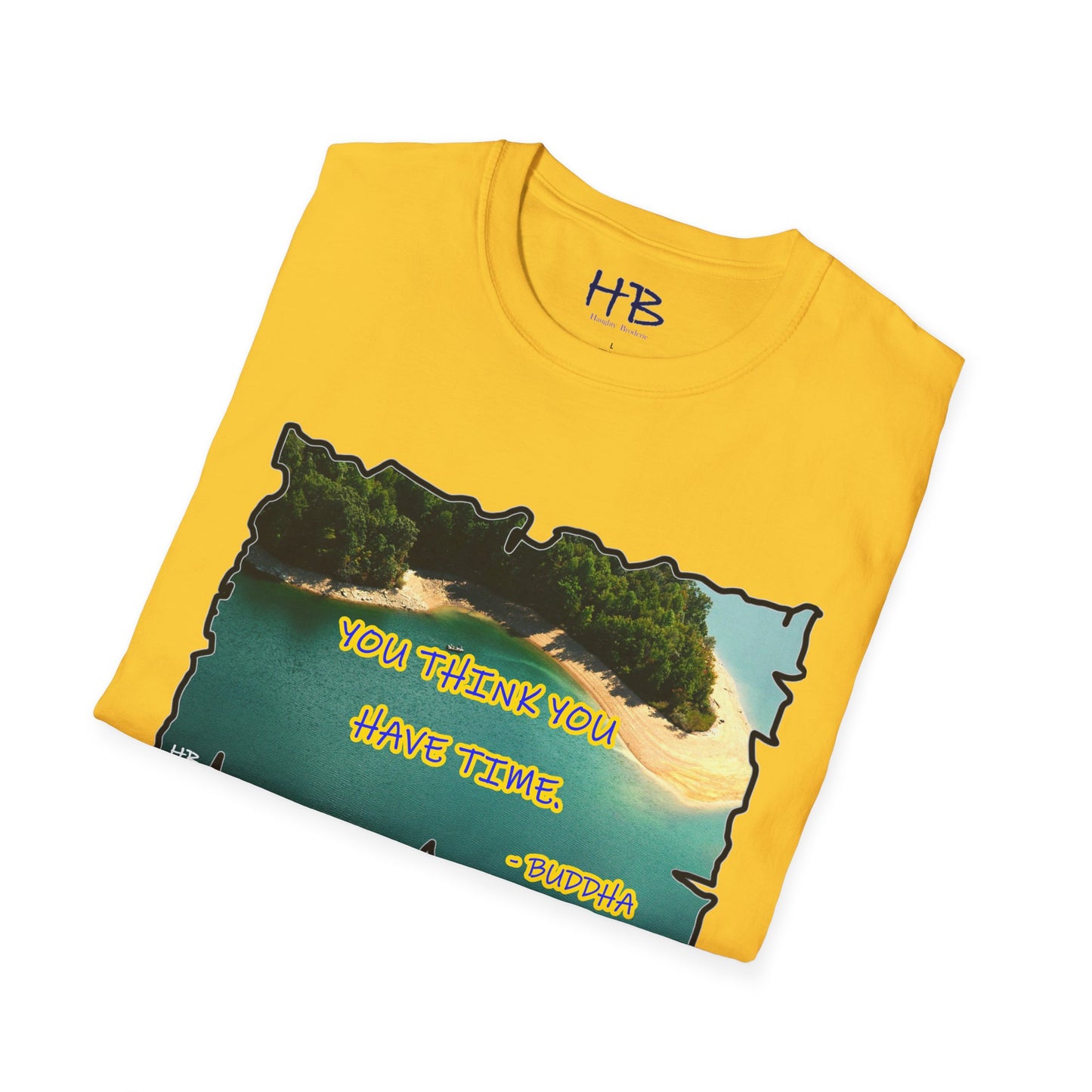 Buddha's Timeless Horizon Harmony; Philosophical Mirage Ethereal Lake Sunset Discourse 7