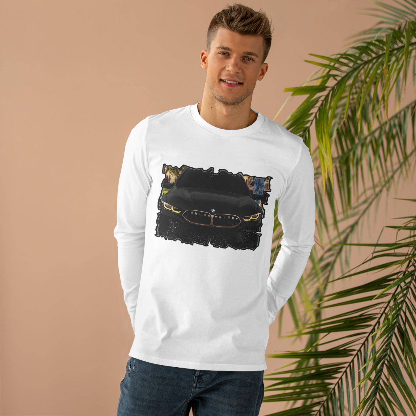 Get Yours Now -- Exquisite BMW M8 Gran Coupe (Men's Base Longsleeve Tee - All-Season Wear)