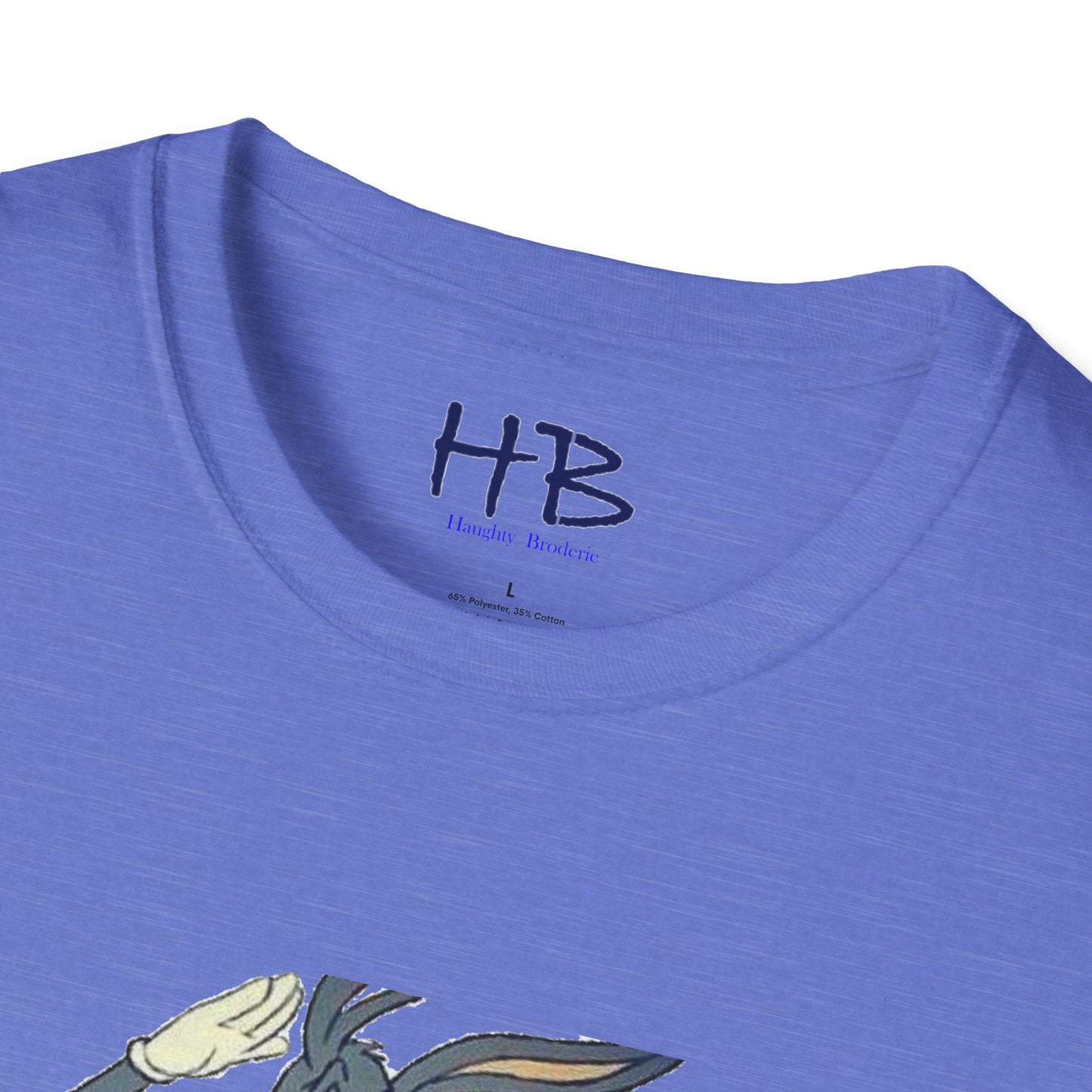 Bugs being playful with his bunny lady