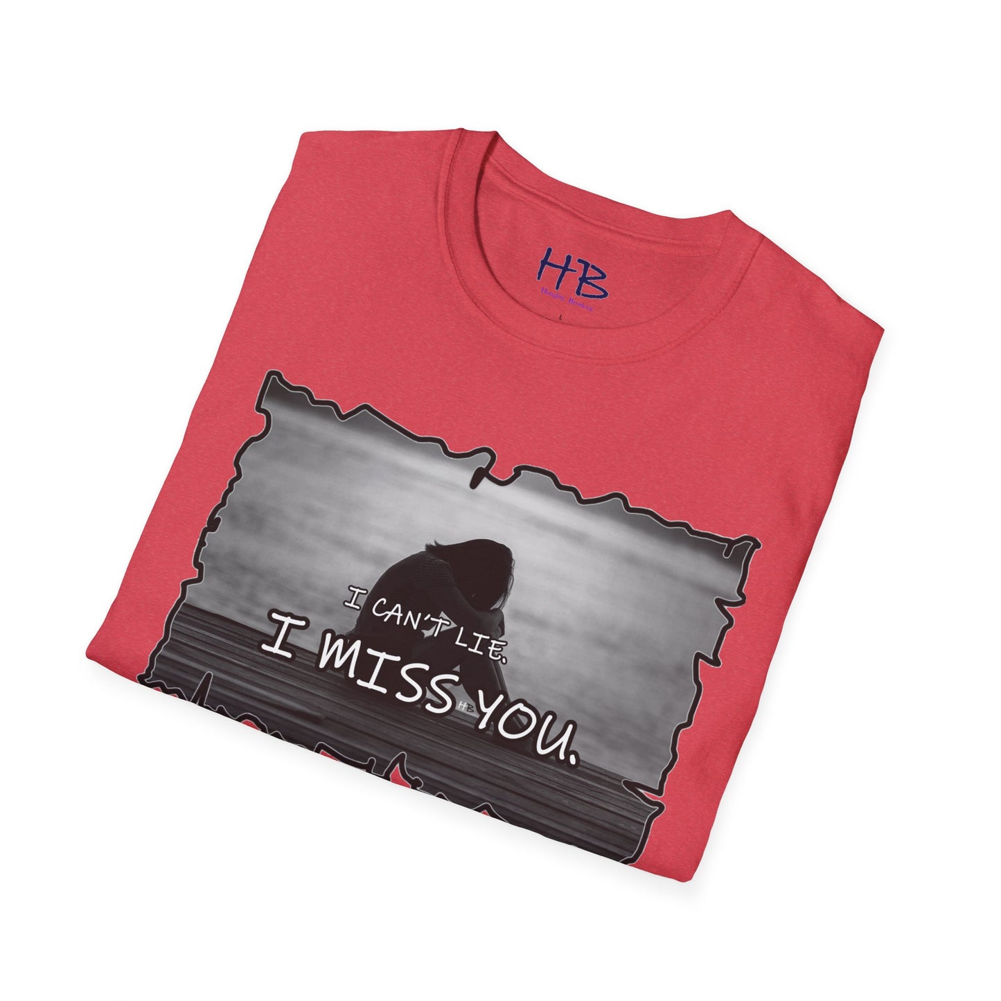 Embrace the Vulnerability Adorned Essence;  A Shirt of Emotional "I Miss You"