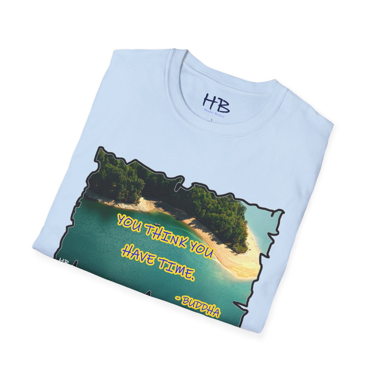 Buddha's Timeless Horizon Harmony; Philosophical Mirage Ethereal Lake Sunset Discourse 7