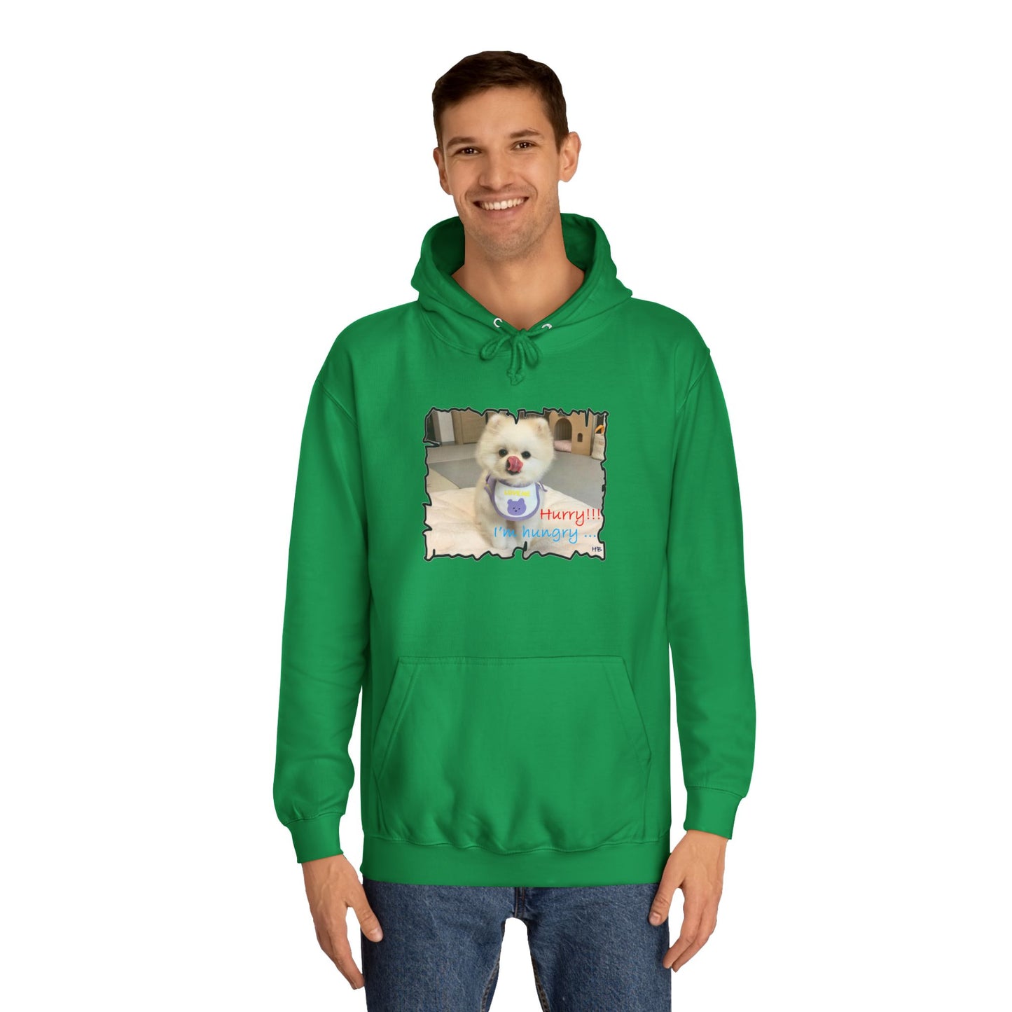 Bichon Maltese "Hurry, I'm hungry!!!" (Hoodie - Cozy and Durable)