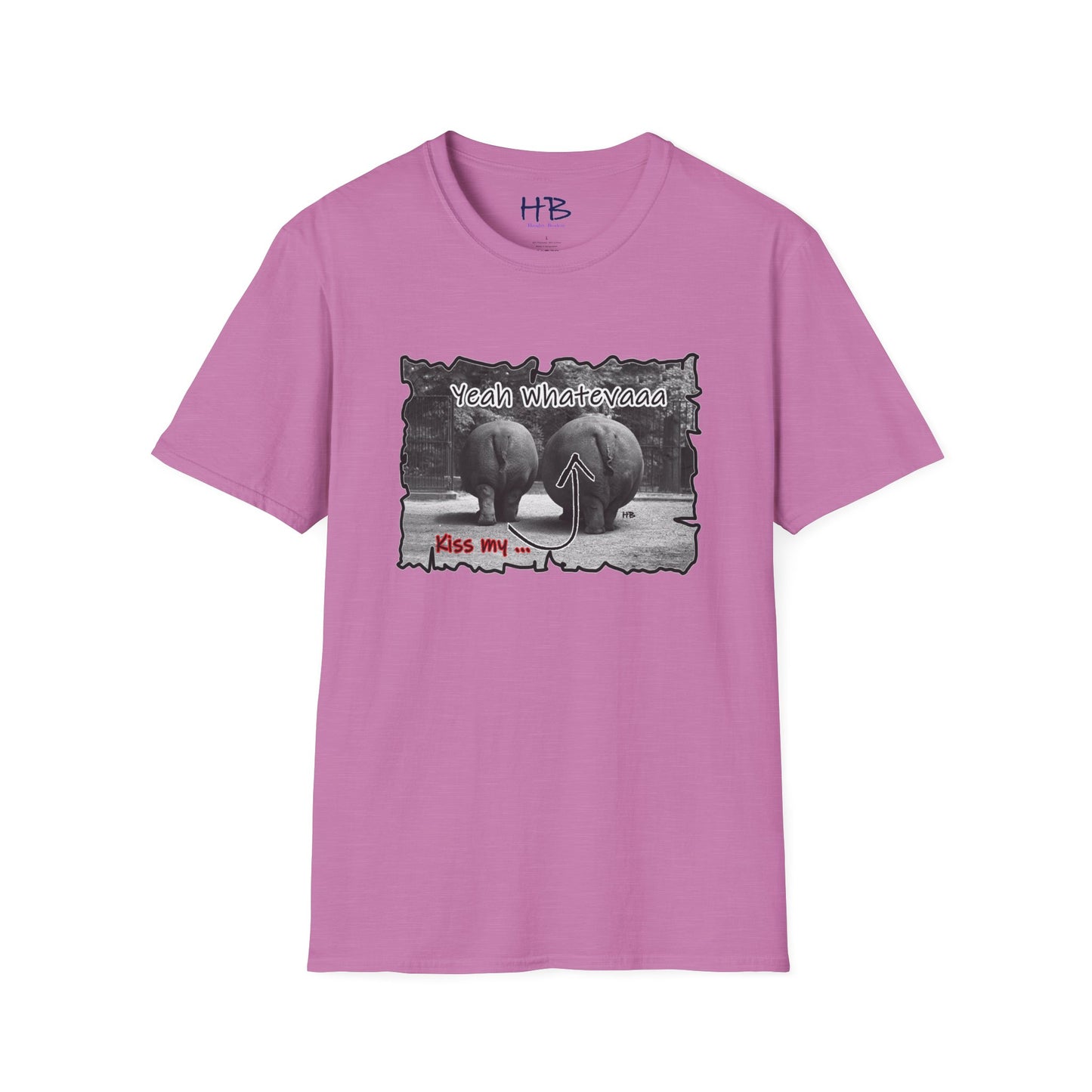 Humorous Whimsical Sarcastic Hippo Laugh-Inducing; Truth to be told to annoying people in your life