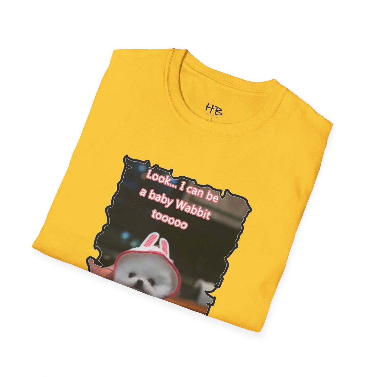 Bichon Maltese puppy dressed in a cute rabbit costume