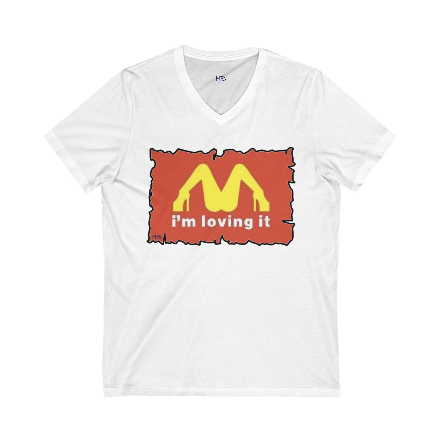 Originality in Motion using Twist of Charm and how much we lovin' it (Unisex Jersey Short Sleeve V-neck - Comfortable Everyday Wear)