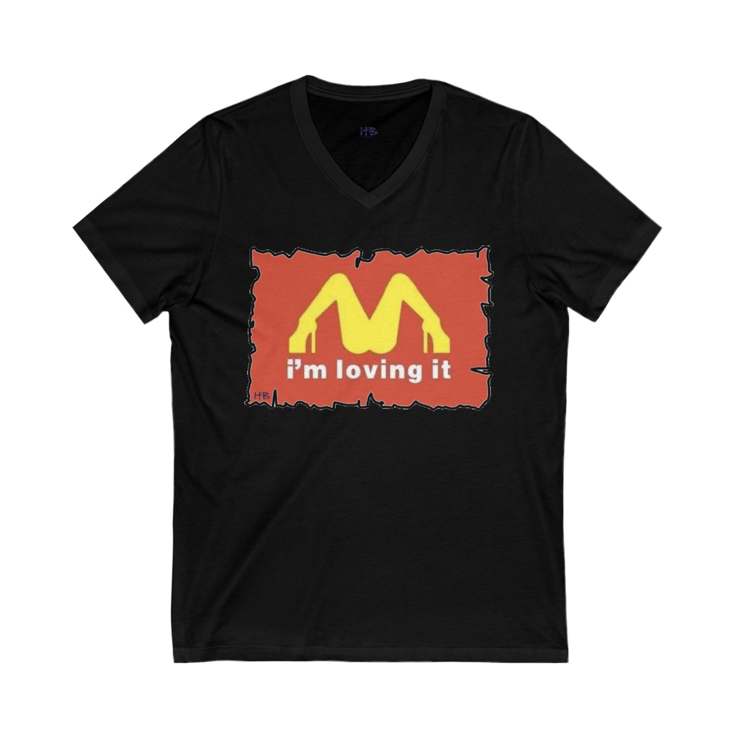 Originality in Motion using Twist of Charm and how much we lovin' it (Unisex Jersey Short Sleeve V-neck - Comfortable Everyday Wear)