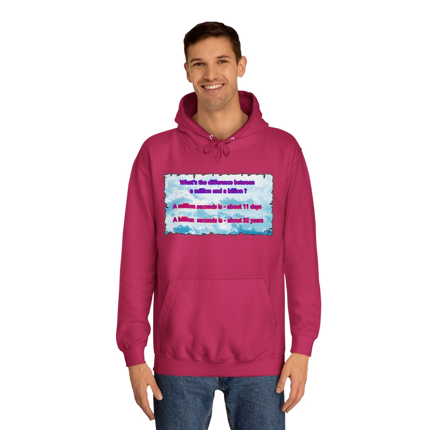 Get Yours Now -- Difference between million and billion calculated in seconds (Hoodie - Cozy and Durable)