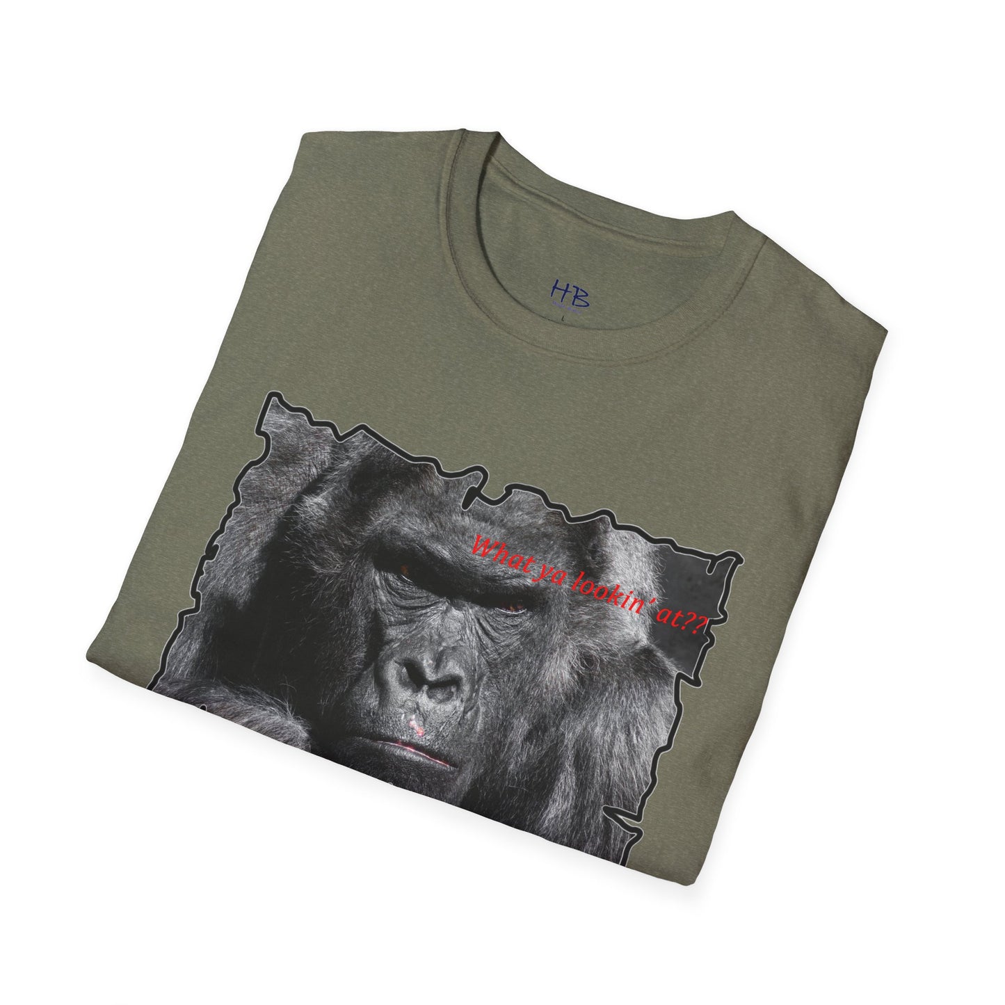 Fearless Fierce Frown and Bold Gorilla Power What ya lookin' at?