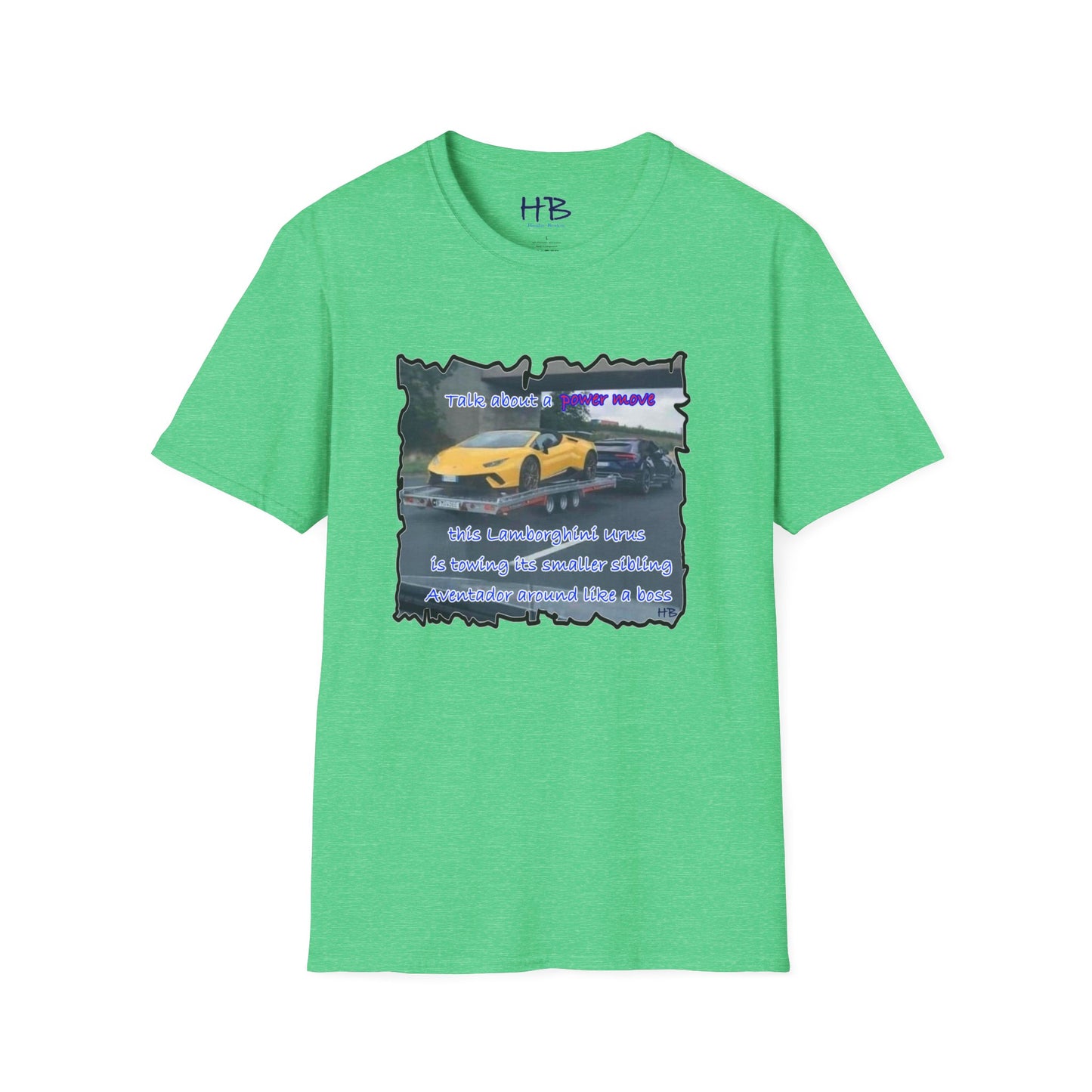 Oh look, it's a unicorn on wheels! Power Move Lambo towing Lambo