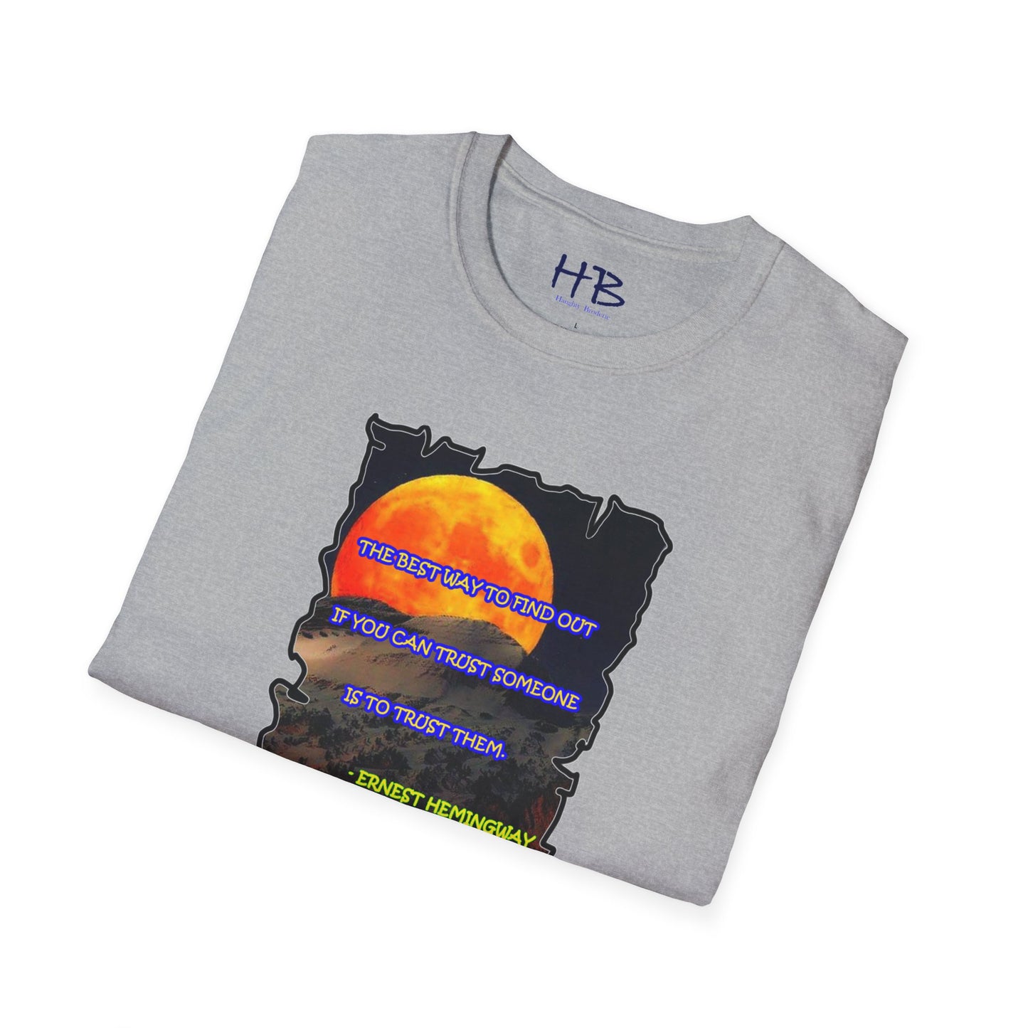 A Wise Quote Beneath the Full Moon: Earn Trust Like Hemingway