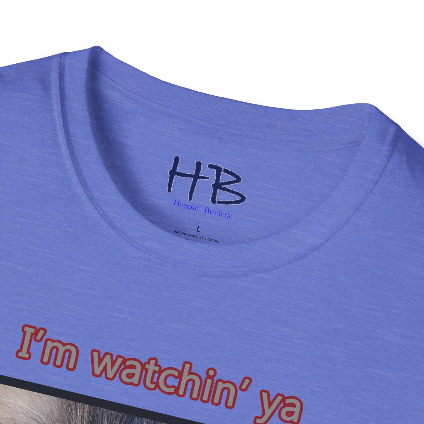 Cat with mesmerizing blue eyes "I'm watchin' ya"