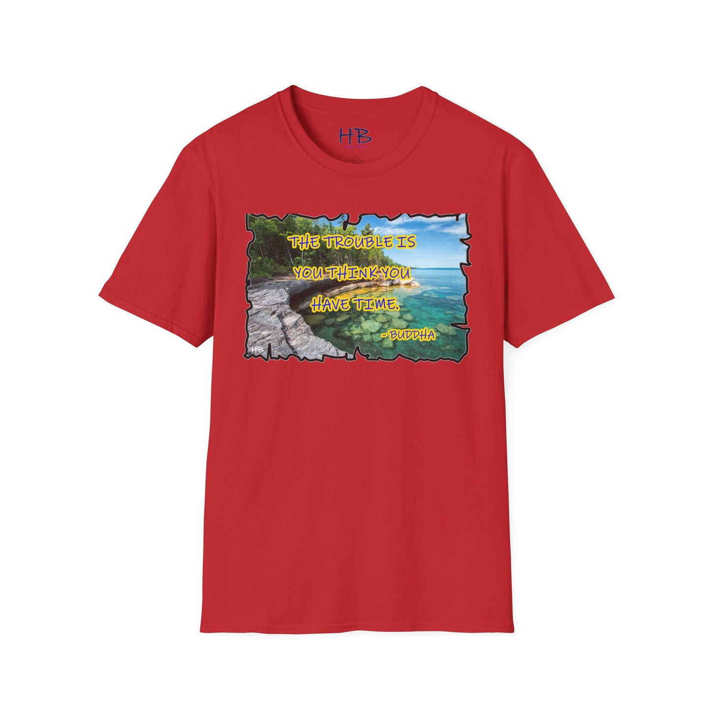 Buddha's Timeless Horizon Harmony; Philosophical Mirage Ethereal Lake Sunset Discourse 6