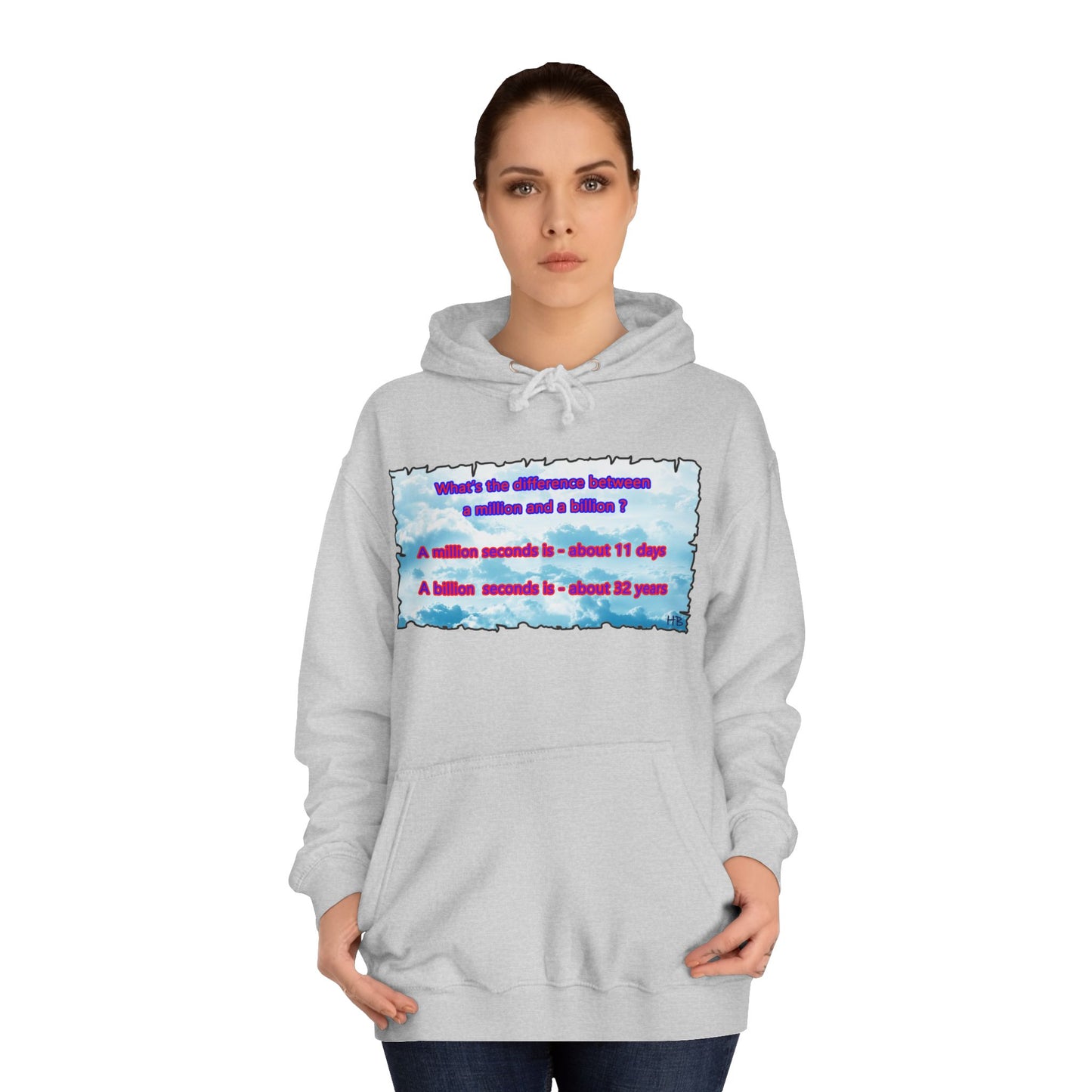 Get Yours Now -- Difference between million and billion calculated in seconds (Hoodie - Cozy and Durable)