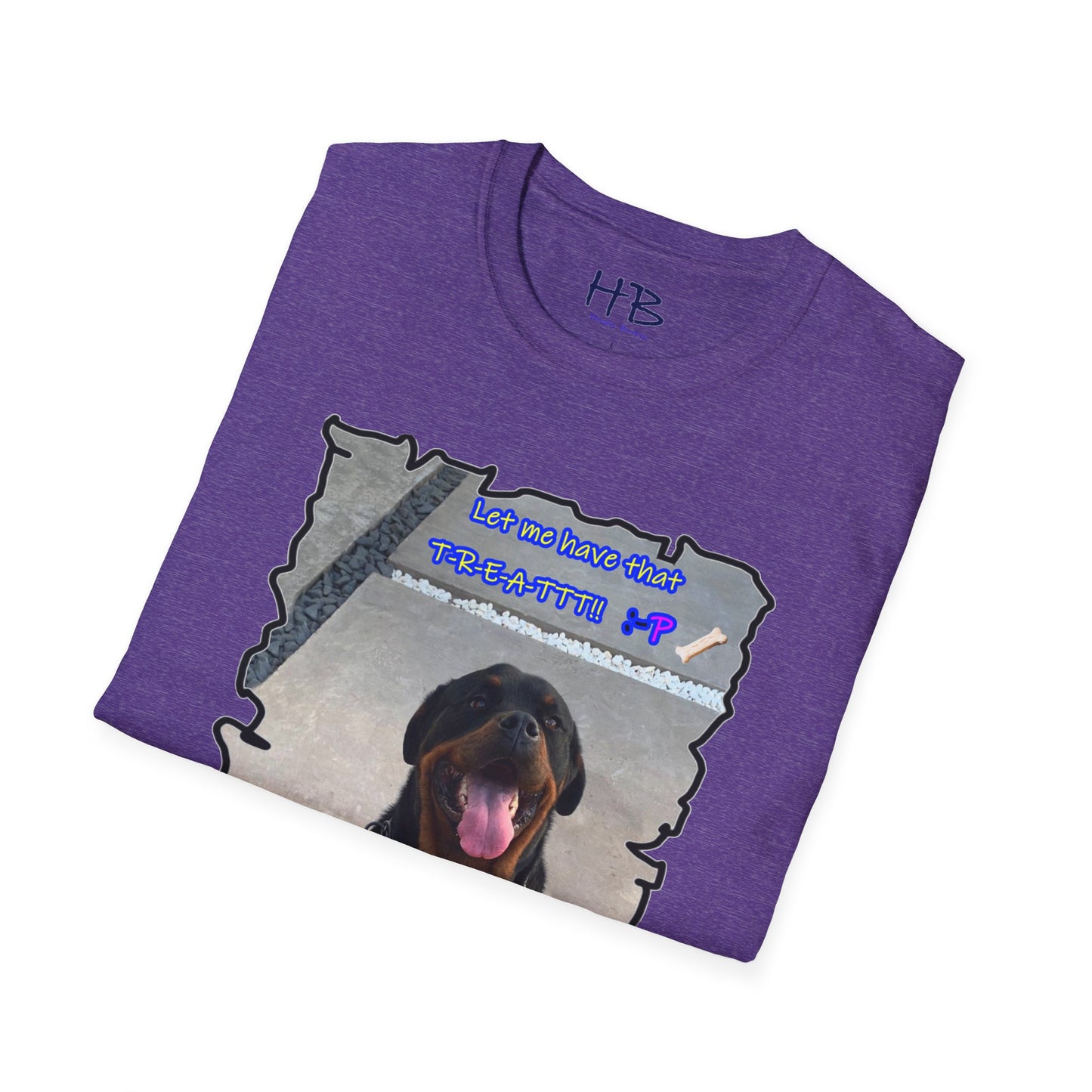 Unleashing Joy: Canine Delights with Rothweiler Luke's Charming Treatful Expression in Focus for a treat