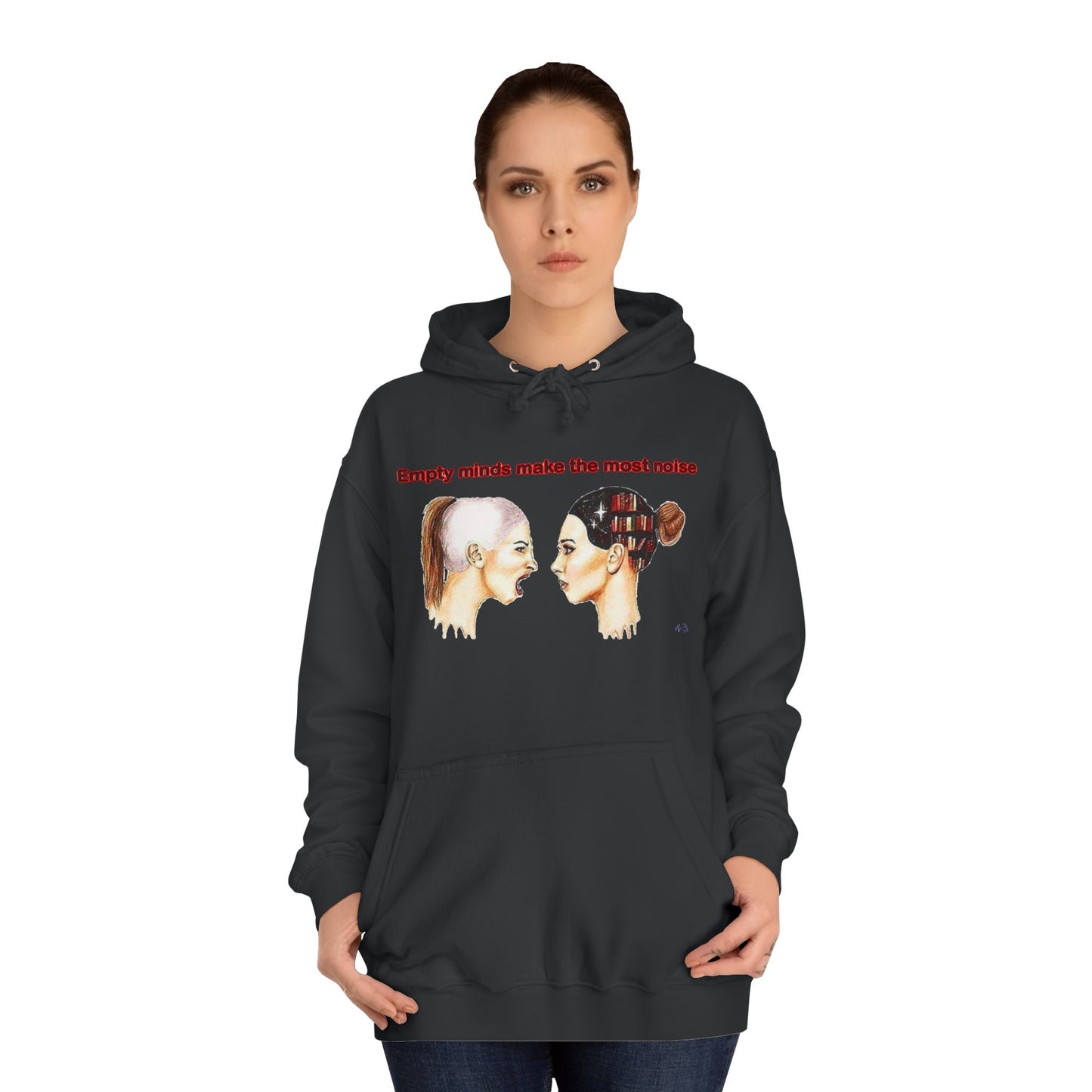 Get Yours Now -- Noiseless Nobility to Educate with The Power of Quiet Intellect (Hoodie - Cozy and Durable)