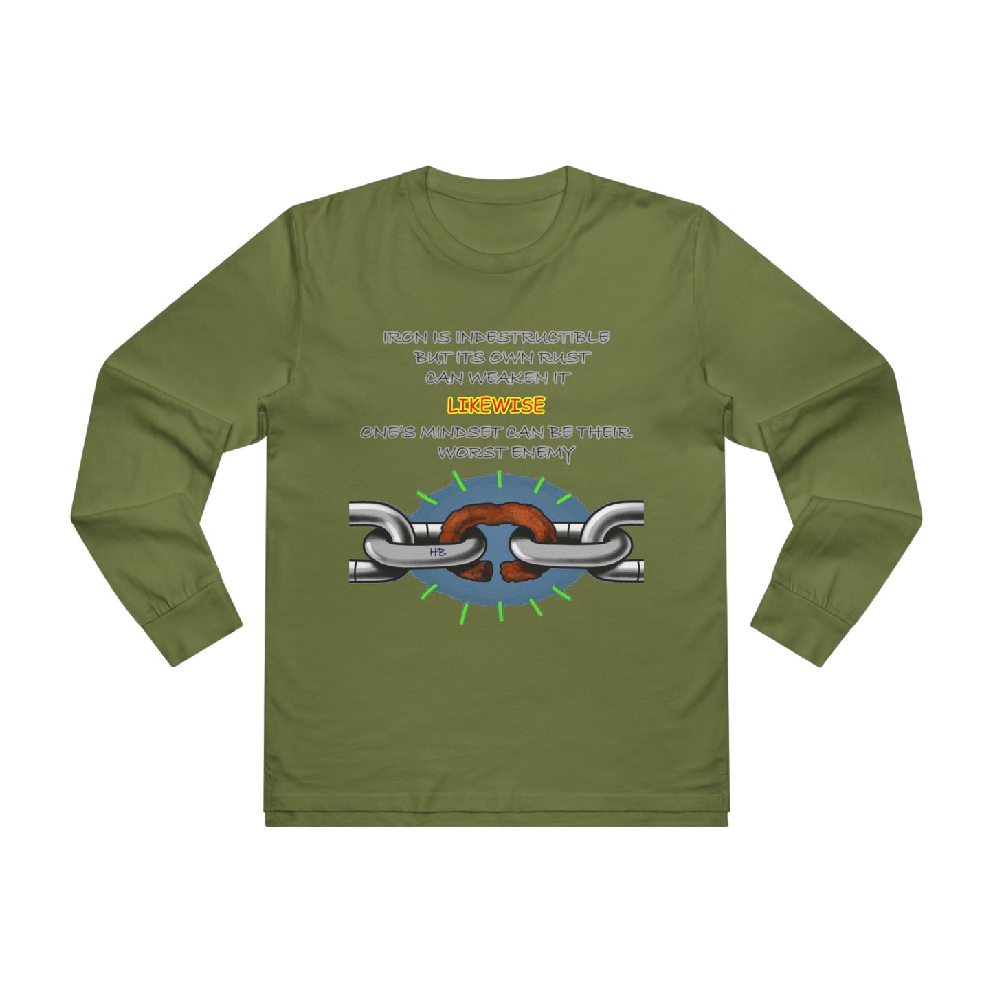 Get Yours Now -- Empowering Mental Resilience Mindset (Men's Base Longsleeve Tee - All-Season Wear)