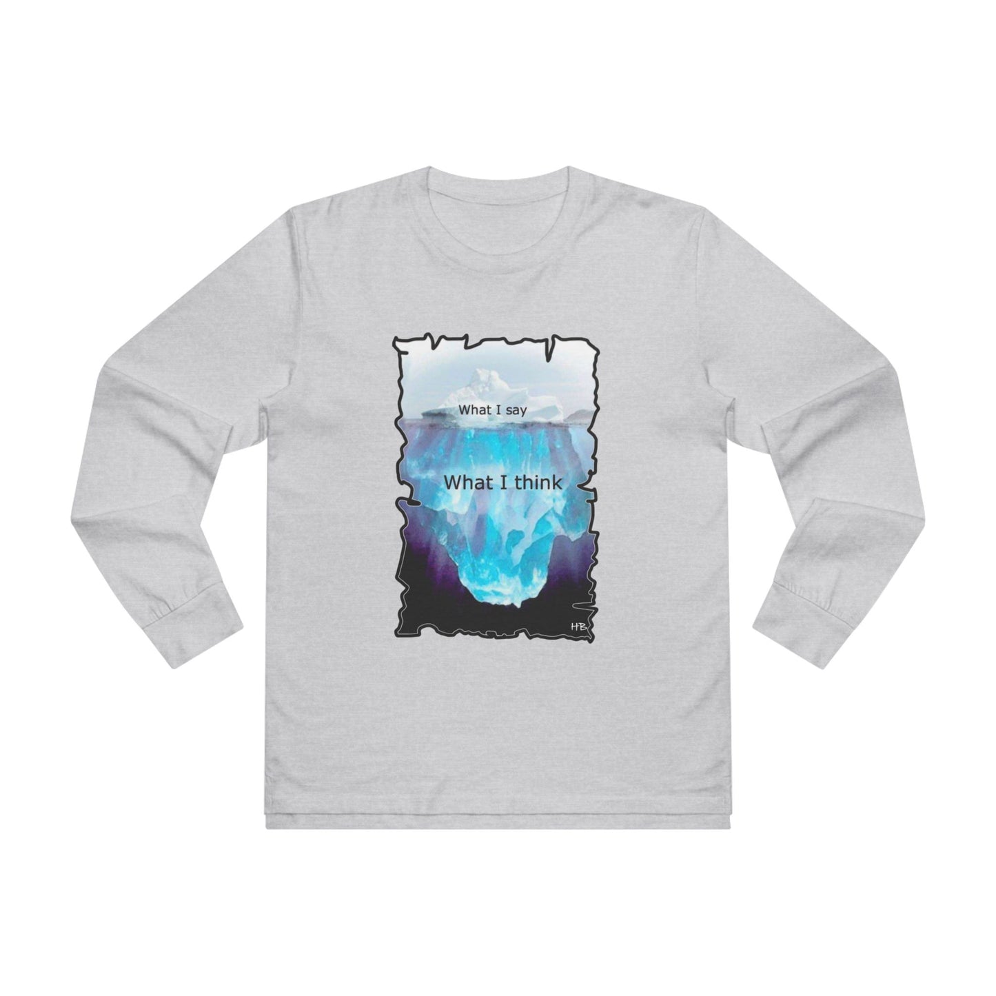 Below the Surface Veiled Verbalization (Men's Base Longsleeve Tee - All-Season Wear)
