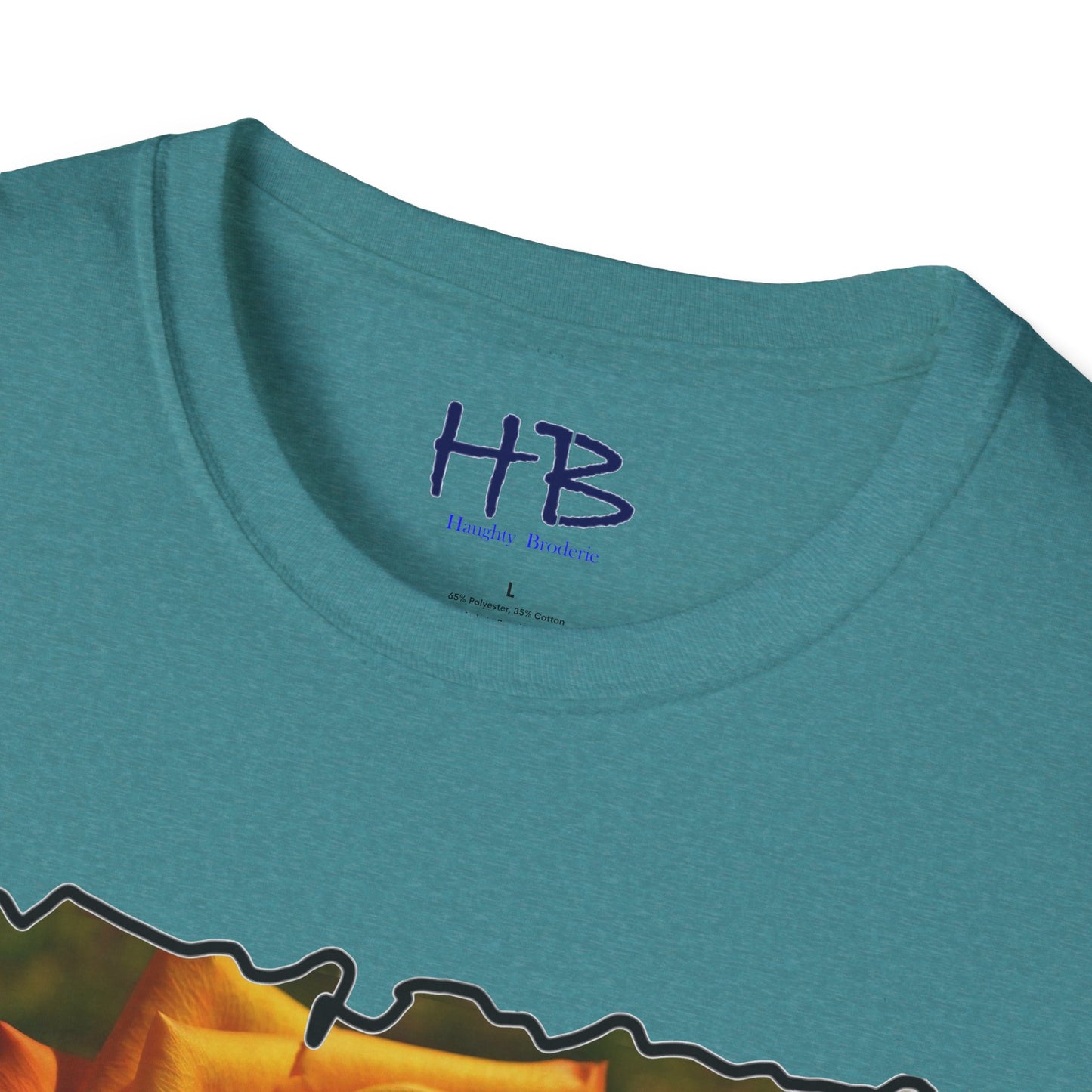 Blossoming Splendor: The Majestic Orange Rose Tee Shirt