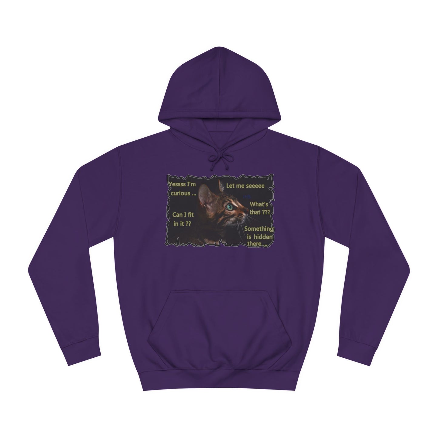 Get Yours Now -- Kitten curiosity and care free (Hoodie - Cozy and Durable)