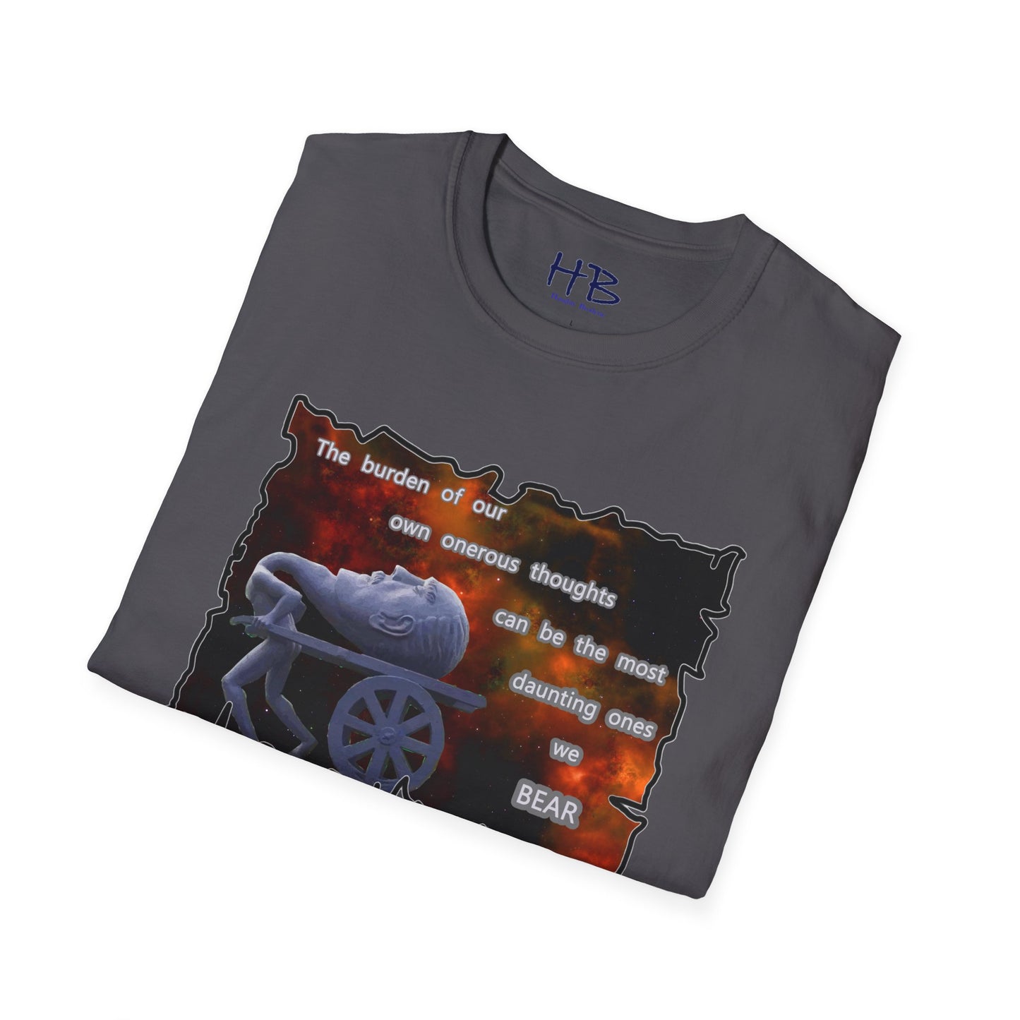 Own onerous thoughts to bear