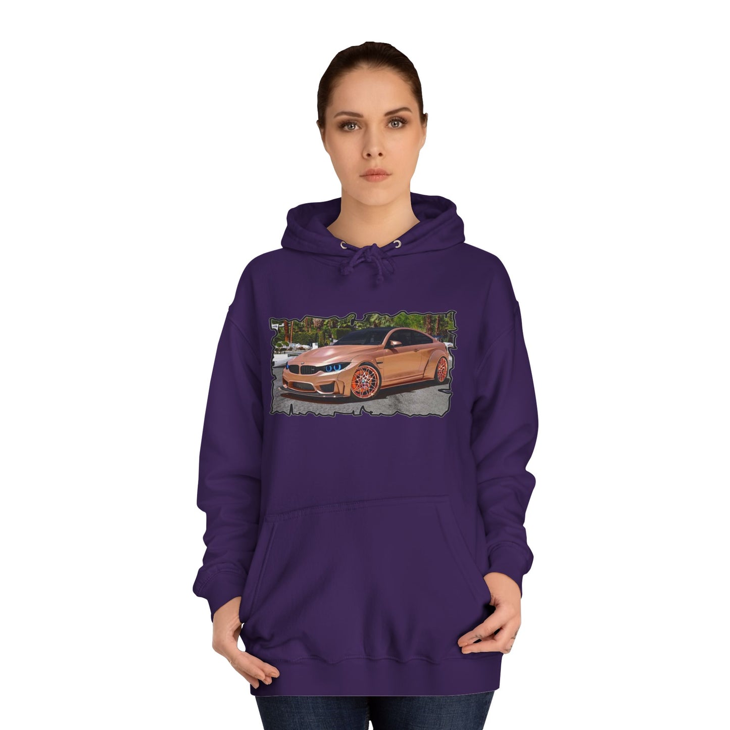 Get Yours Now -- Customized pink BMW M3 (Hoodie - Cozy and Durable)