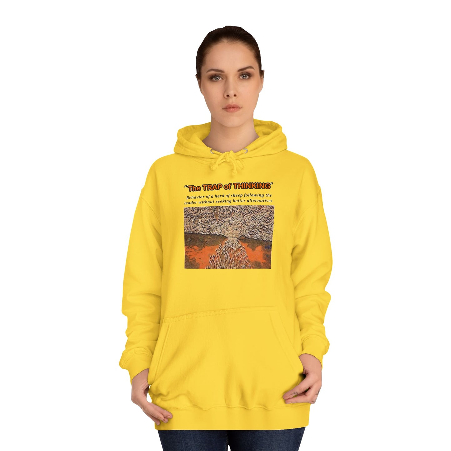 Thought-Provoking Independent Thinker (Hoodie - Cozy and Durable)