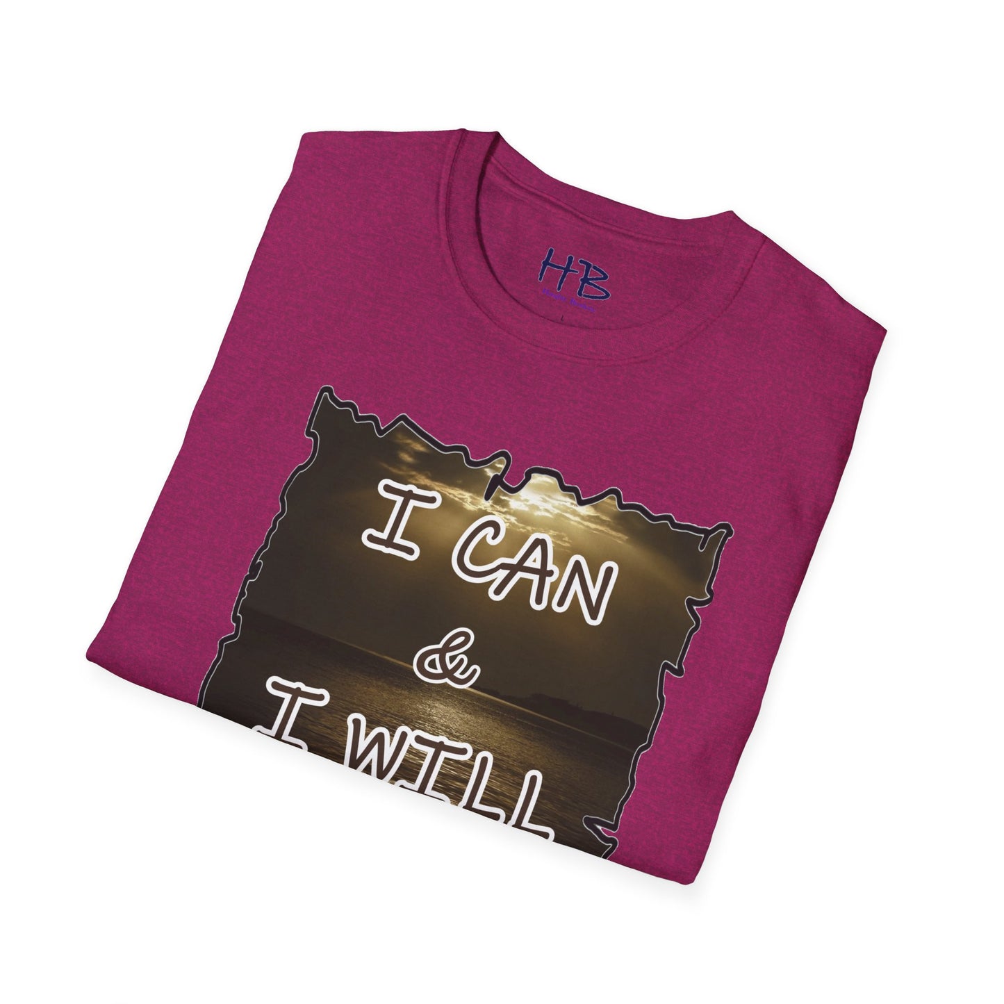 Unleashing the Empowering Emblem Inner Champion: Radiate Determination with Inspirational Style "I CAN & I WILL"