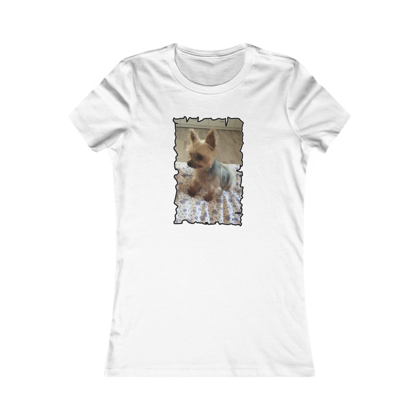 Corail the Yorkshire Toy little baby (Women - Premium Cotton Tee)