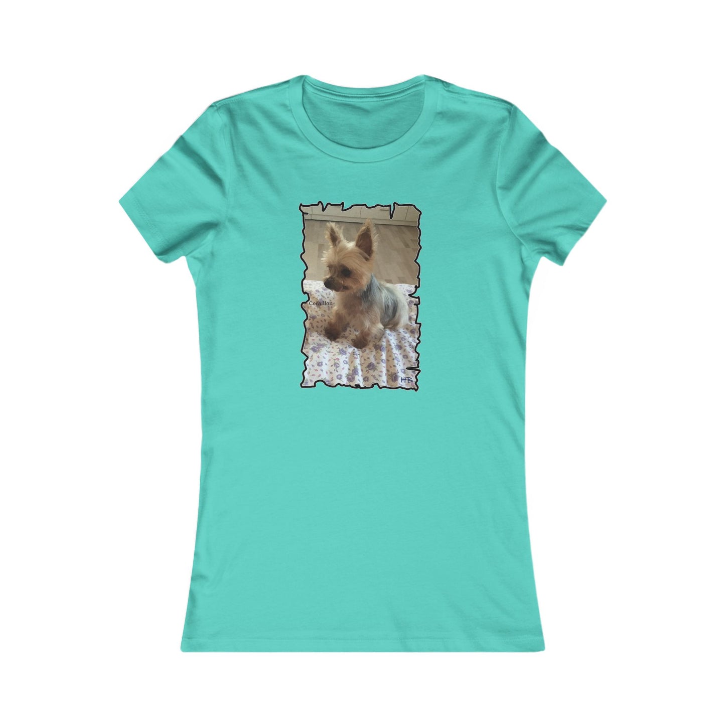 Corail the Yorkshire Toy little baby (Women - Premium Cotton Tee)