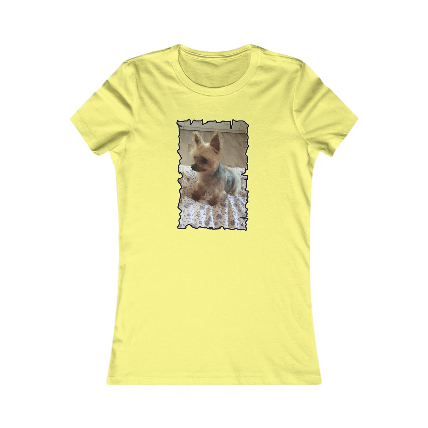 Corail the Yorkshire Toy little baby (Women - Premium Cotton Tee)