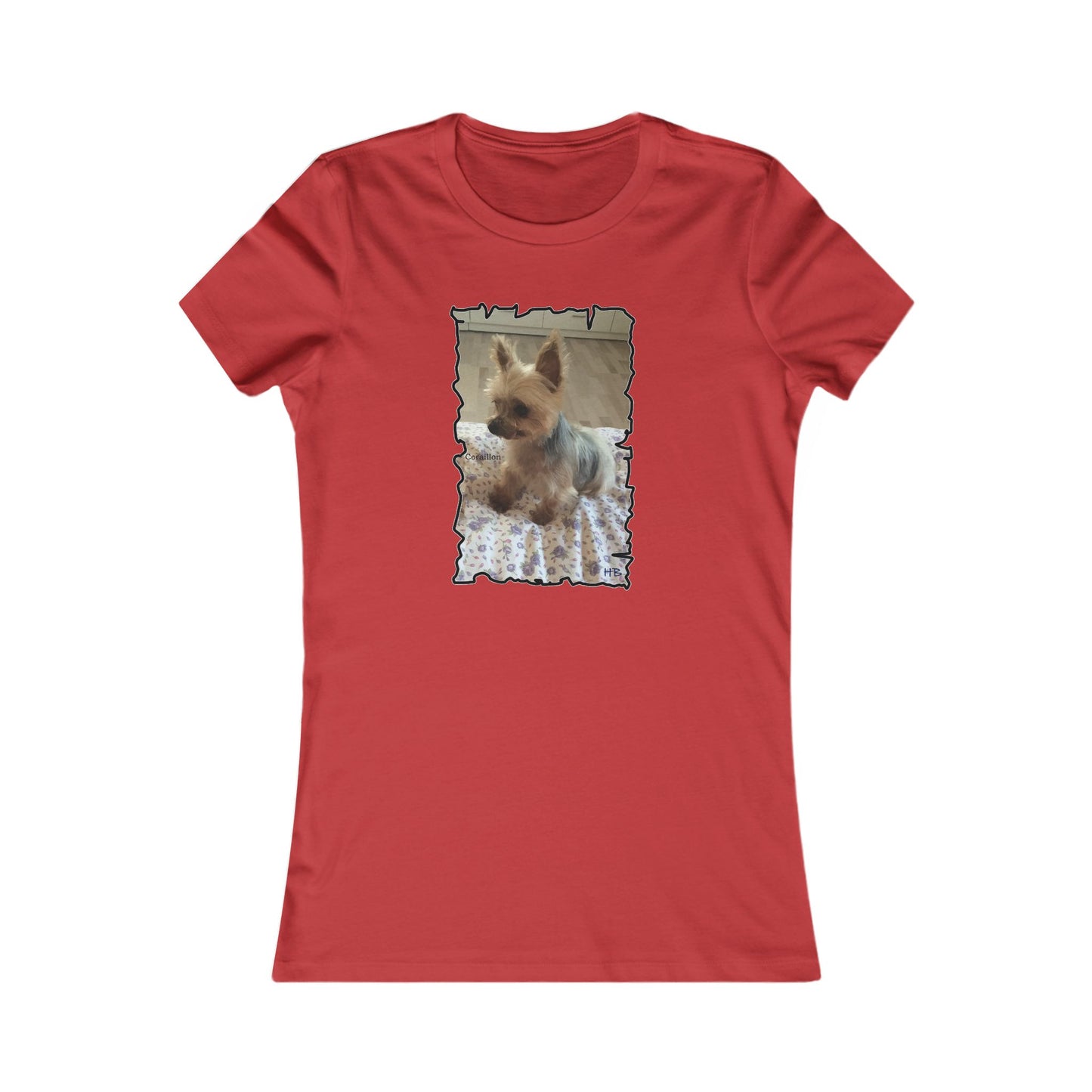 Corail the Yorkshire Toy little baby (Women - Premium Cotton Tee)