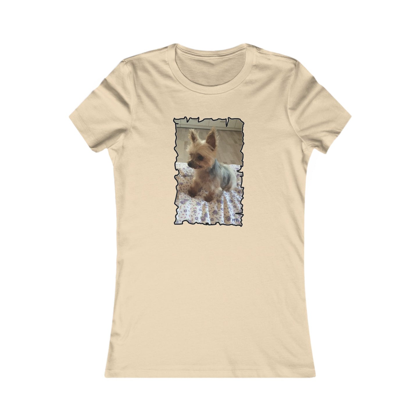 Corail the Yorkshire Toy little baby (Women - Premium Cotton Tee)