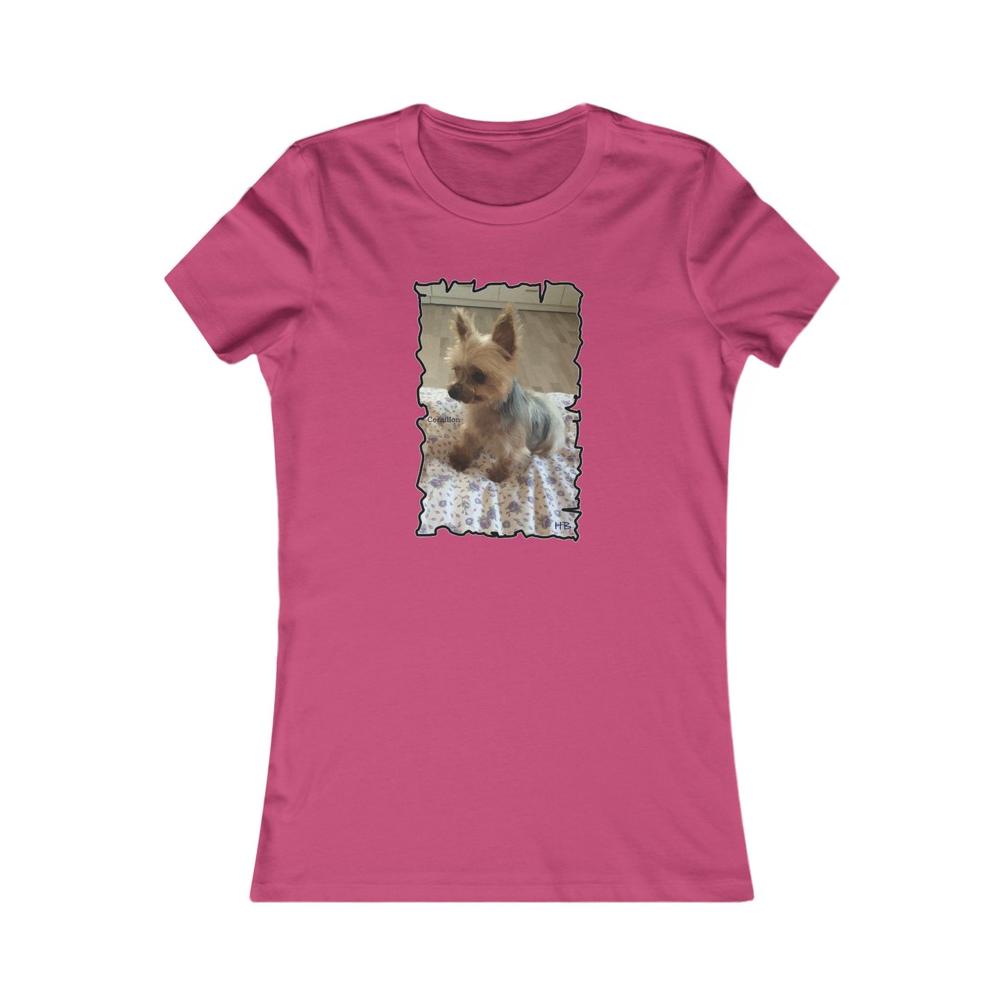 Corail the Yorkshire Toy little baby (Women - Premium Cotton Tee)