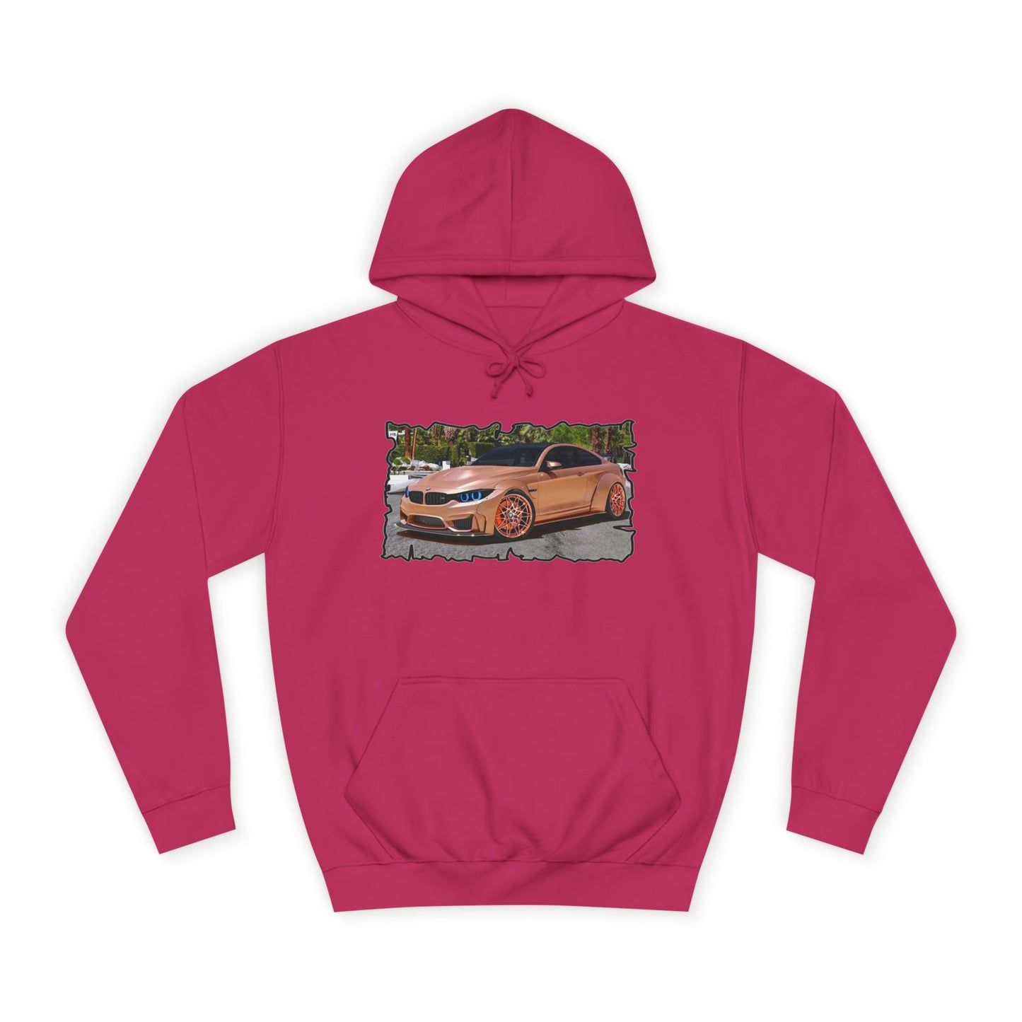 Get Yours Now -- Customized pink BMW M3 (Hoodie - Cozy and Durable)