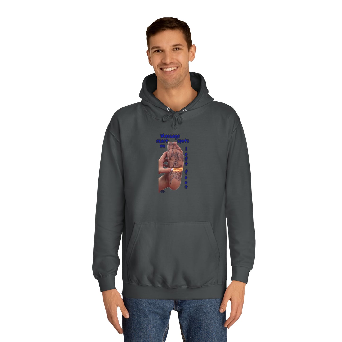Get Yours Now -- Foot-Palm Wellness Organic Harmony;  Self-Care Holistic Healthwear (Hoodie - Cozy and Durable)