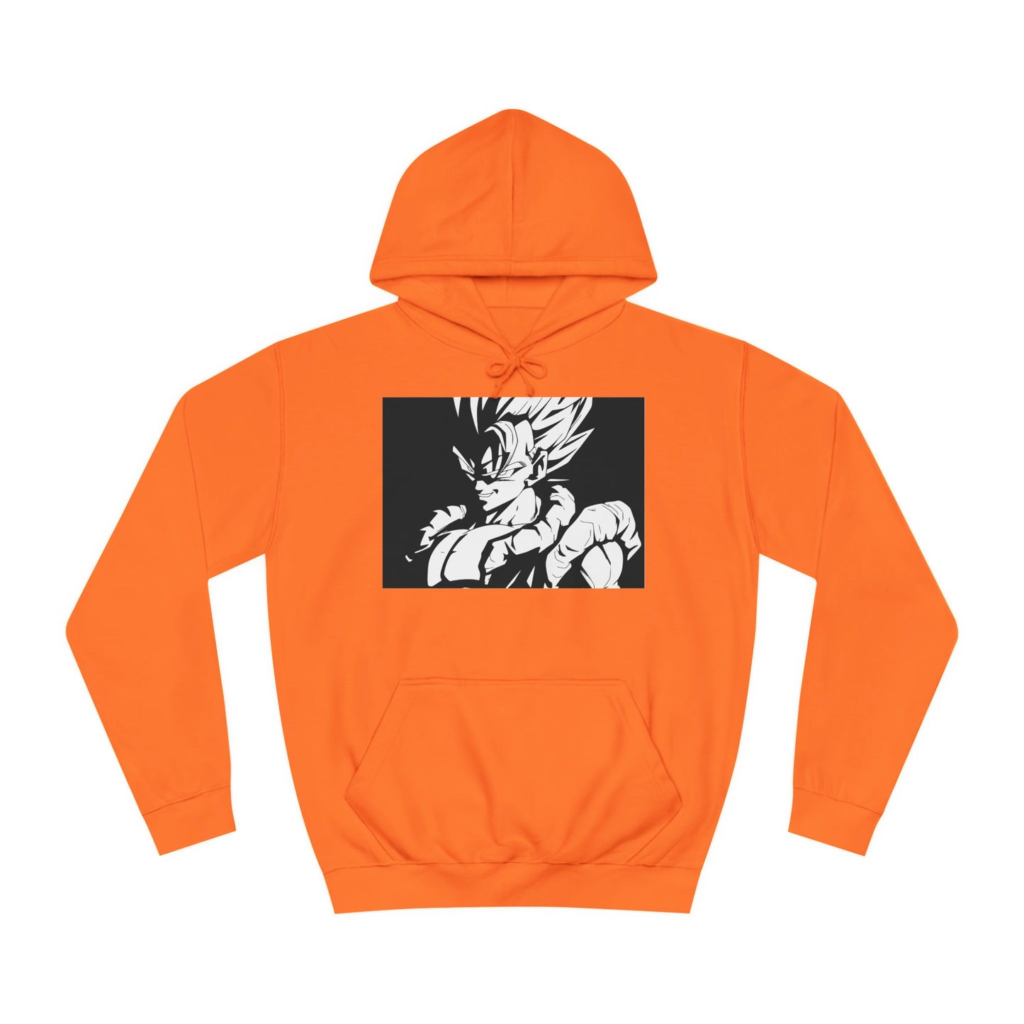Get Yours Now -- Japanese Superhero anime in black and white (Hoodie - Cozy and Durable)