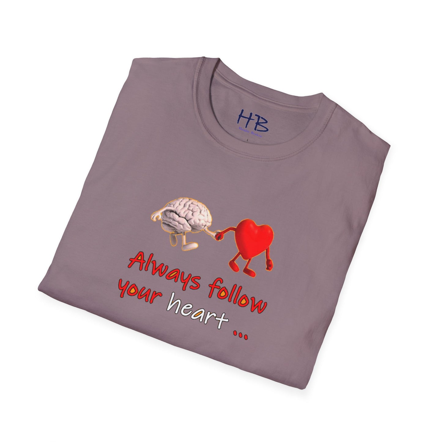 Embracing the Heart-Mind Connection: A Visual Reminder to Follow Your Heart with brain's logic