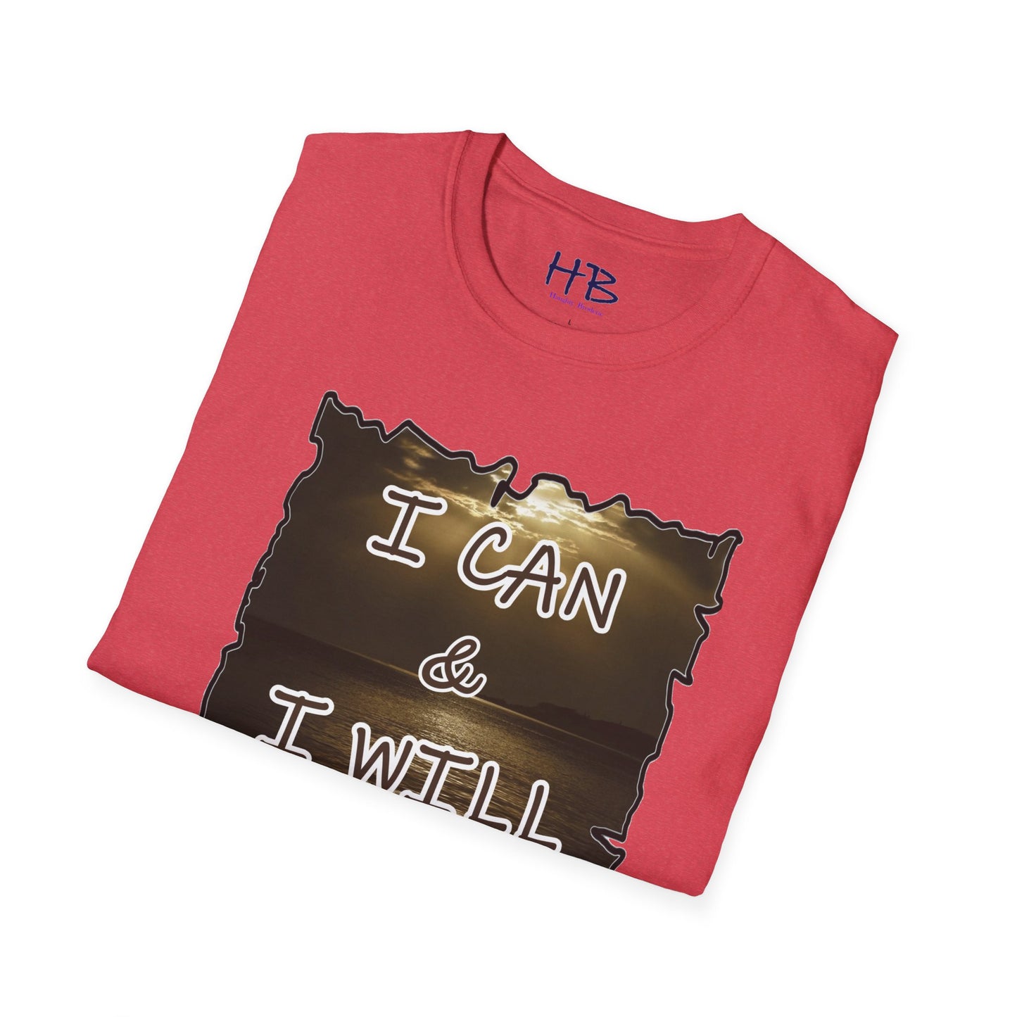 Unleashing the Empowering Emblem Inner Champion: Radiate Determination with Inspirational Style "I CAN & I WILL"