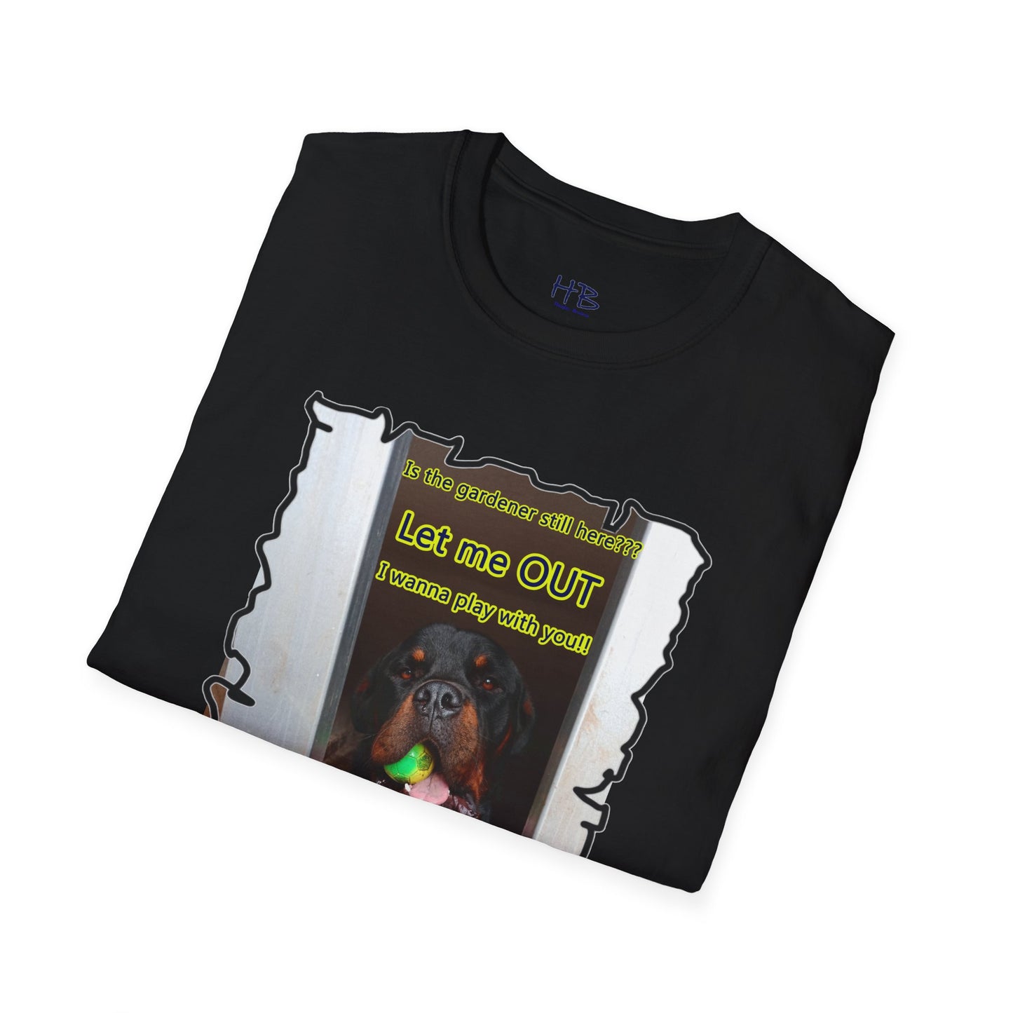 Luke (Male Rottie) with ball begging to play