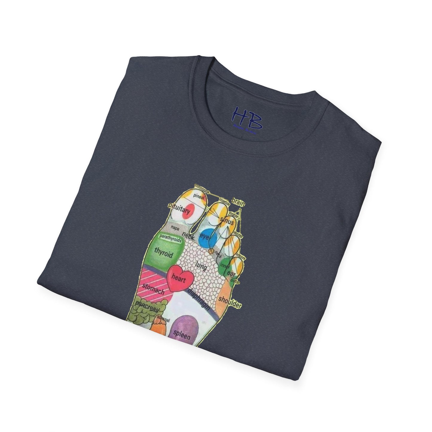 Foot's Palm Wisdom: Unlocking the Secrets of Holistic Well-Being with Our Captivating Tee Shirt"