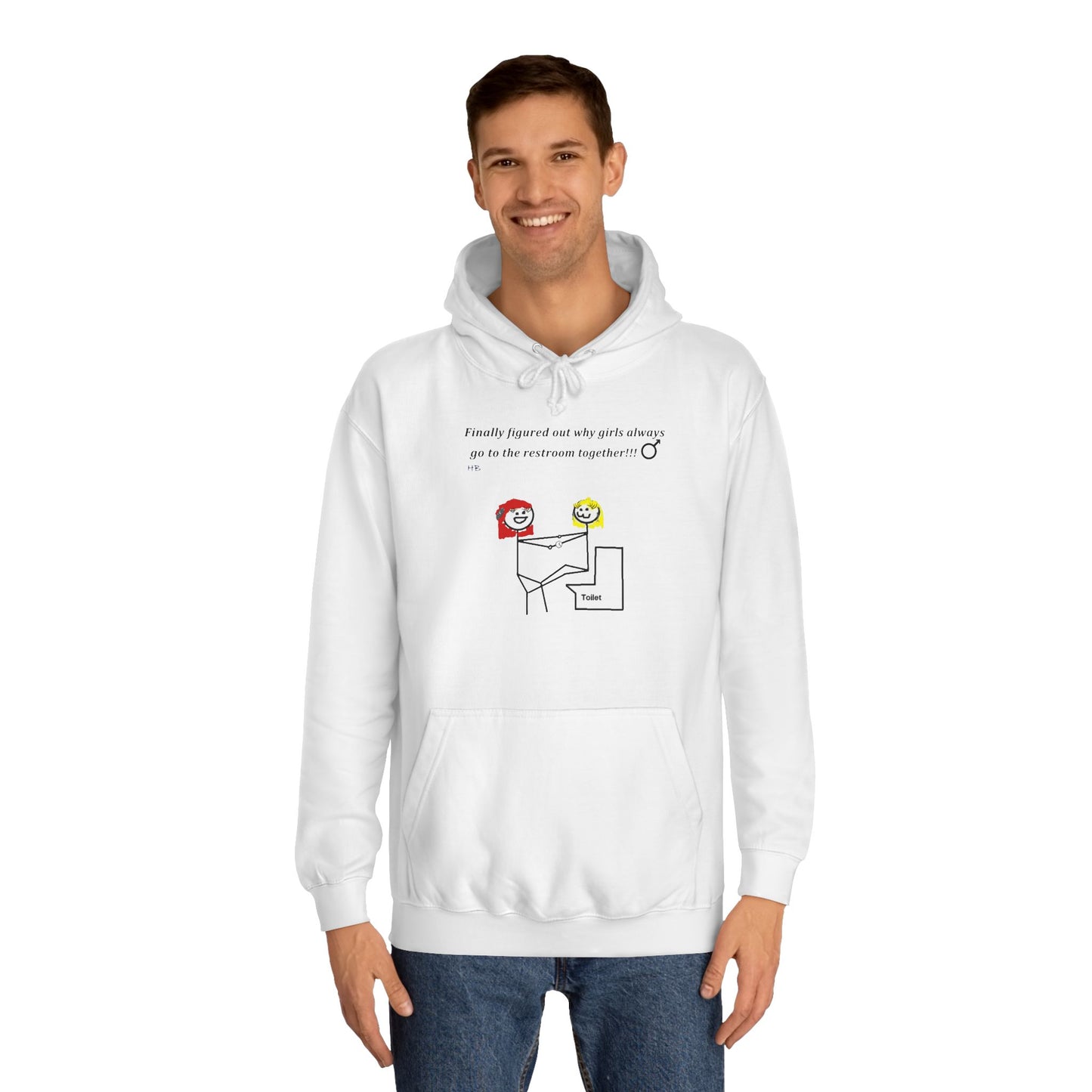 Get Yours Now -- Humorous Restroom Companions Revelations (Hoodie - Cozy and Durable)