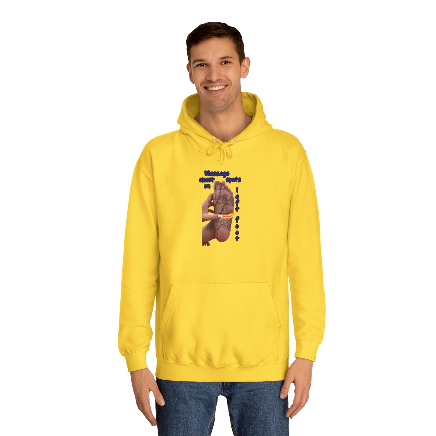 Get Yours Now -- Foot-Palm Wellness Organic Harmony;  Self-Care Holistic Healthwear (Hoodie - Cozy and Durable)