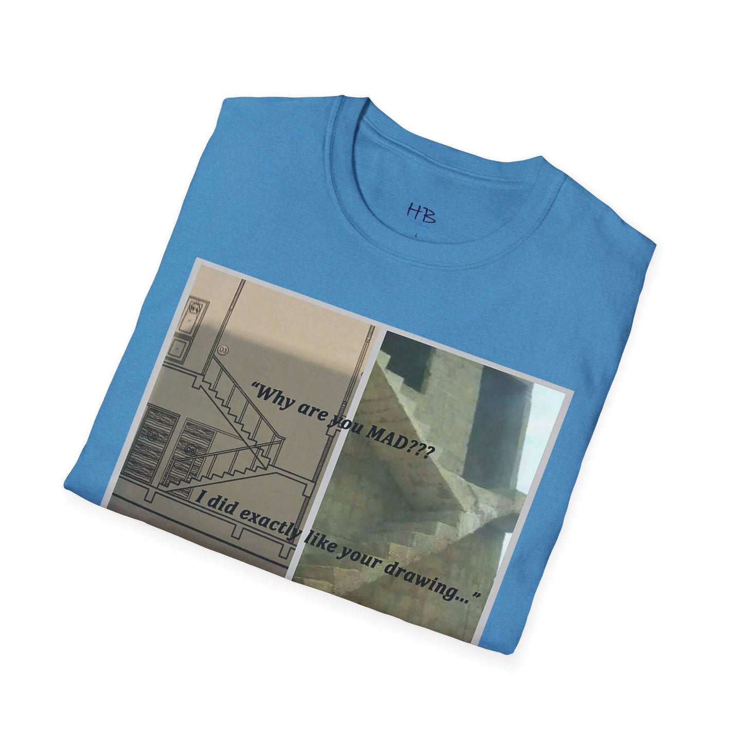 Comical Architectural Irony Stairs Sketch