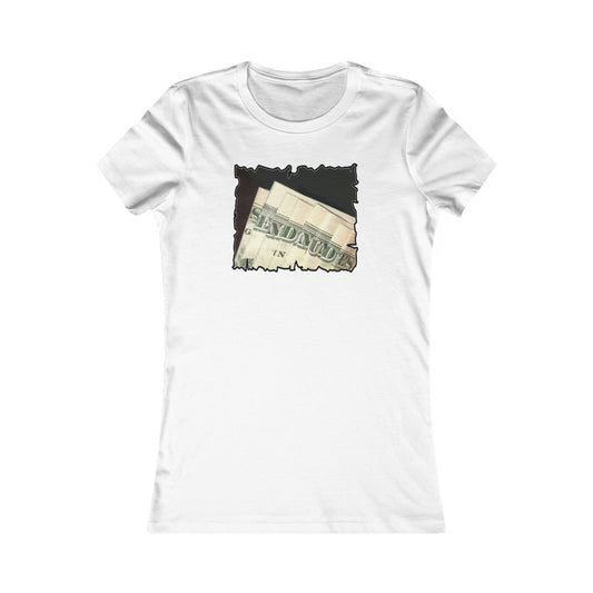 Dollars Speak Louder with Bold Humor requesting The Playful 'Send Nude$$' (Women - Premium Cotton Tee)
