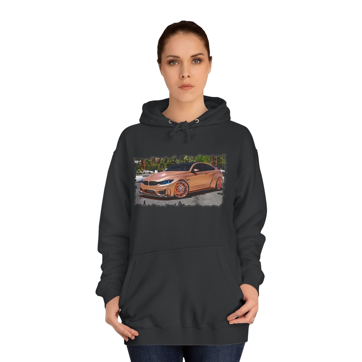 Get Yours Now -- Customized pink BMW M3 (Hoodie - Cozy and Durable)